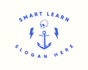 Anchor Skull Marine logo