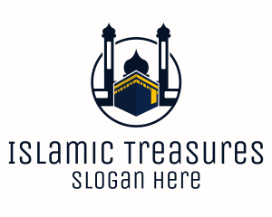 Islamic Mecca Kaaba Mosque logo