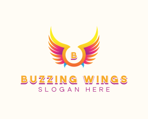 Angelic Flying Wings logo design