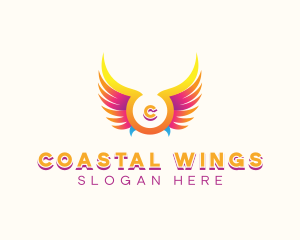 Angelic Flying Wings logo design