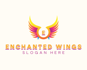 Angelic Flying Wings logo design