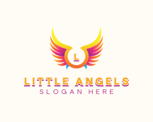 Angelic Flying Wings logo design