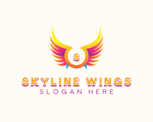 Angelic Flying Wings logo design