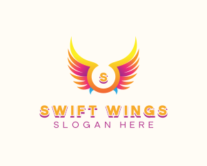 Angelic Flying Wings logo design