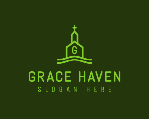 Religious Church Parish logo design