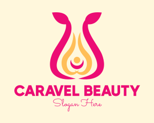 Beauty Wellness Spa logo design