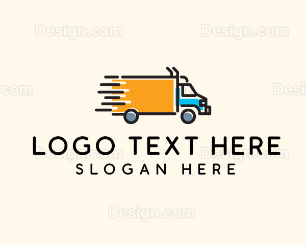 Delivery Truck Logistics Logo