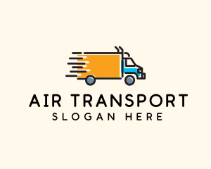 Delivery Truck Logistics logo design