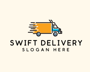 Delivery Truck Logistics logo design