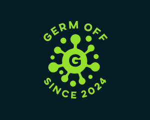 Corona Virus Bacteria logo design