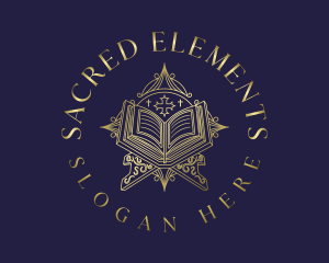 Religious Bible Sacred logo