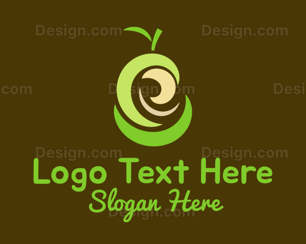 Fresh Organic Pear Logo