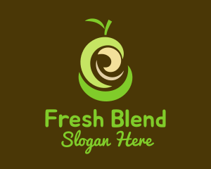 Fresh Organic Pear  logo design