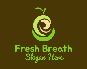 Fresh Organic Pear  logo design