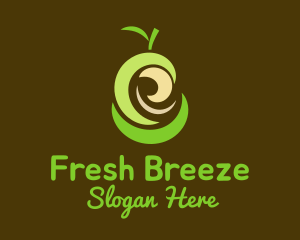 Fresh Organic Pear  logo design