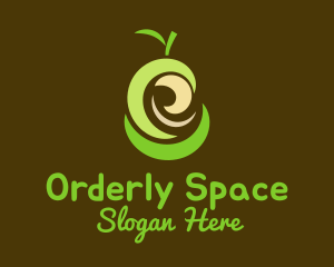 Fresh Organic Pear  logo design