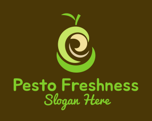 Fresh Organic Pear  logo design