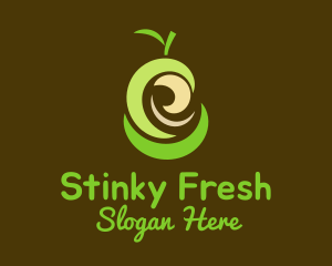 Fresh Organic Pear  logo design