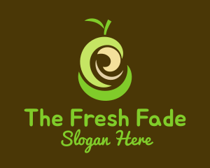 Fresh Organic Pear  logo design