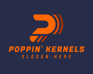 Logistics Signal Letter P logo design