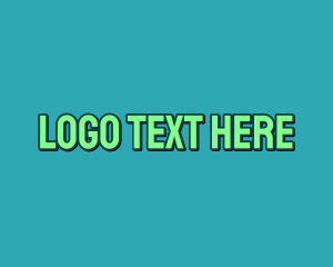 Green Tall Wordmark Logo