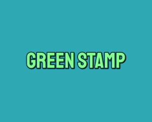 Green Tall Wordmark logo design