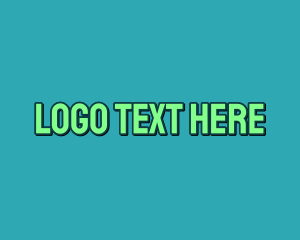 Font - Green Tall Wordmark logo design