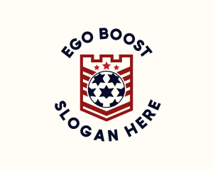 Soccer Ball League logo design