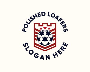 Soccer Ball League logo design