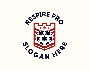 Soccer Ball League logo design