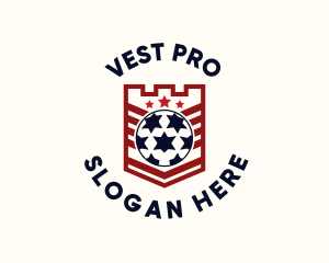 Soccer Ball League logo design