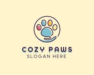 Paw Pet Adoption logo design