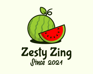 Watermelon Fruit Slice logo