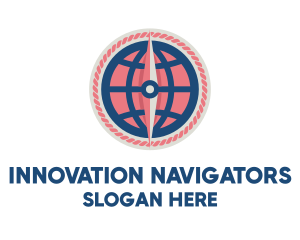 World Compass Navigation logo design