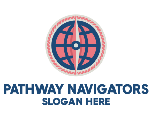 World Compass Navigation logo design