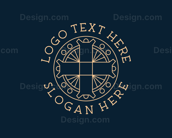 Cross Faith Christianity Logo