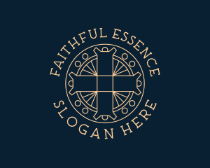 Cross Faith Christianity logo