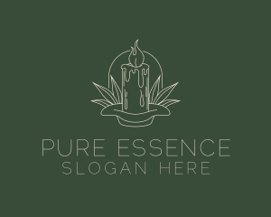 Organic Scented Candle  logo design