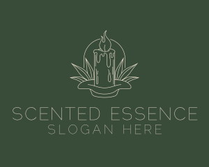 Organic Scented Candle  logo design