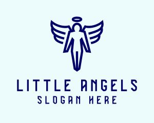 Angel Faith Wings logo design