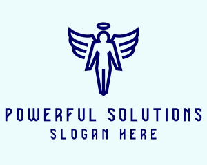 Angel Faith Wings logo design