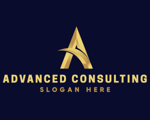 Upscale Professional Letter A logo