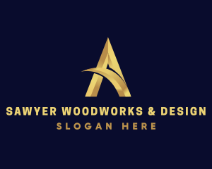 Upscale Professional Letter A logo design