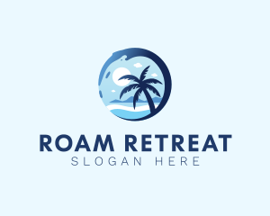Tropical Beach Destination logo