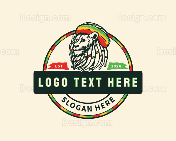 Animal Reggae Lion Logo