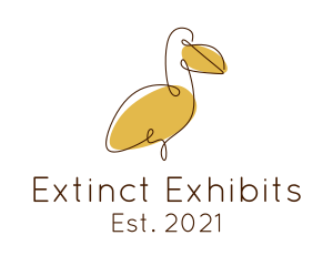 Monoline Dodo Bird  logo