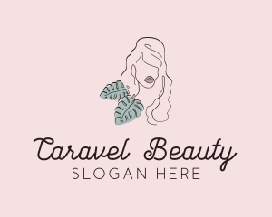 Feminine Beauty Woman logo design