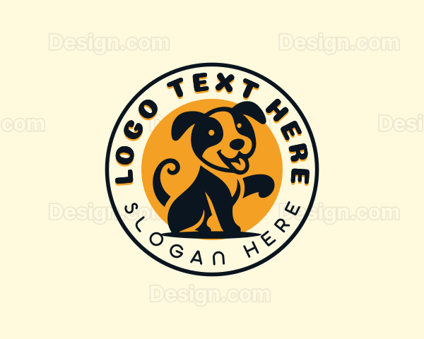 Pet Dog Veterinarian Logo