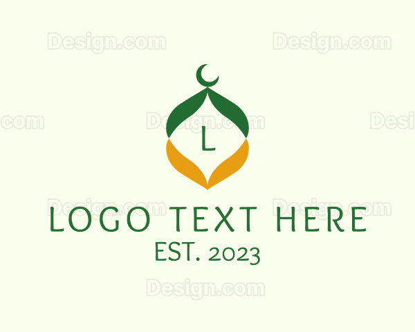 Muslim Mosque Spiritual Temple Logo