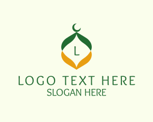 Muslim Mosque Spiritual Temple Logo